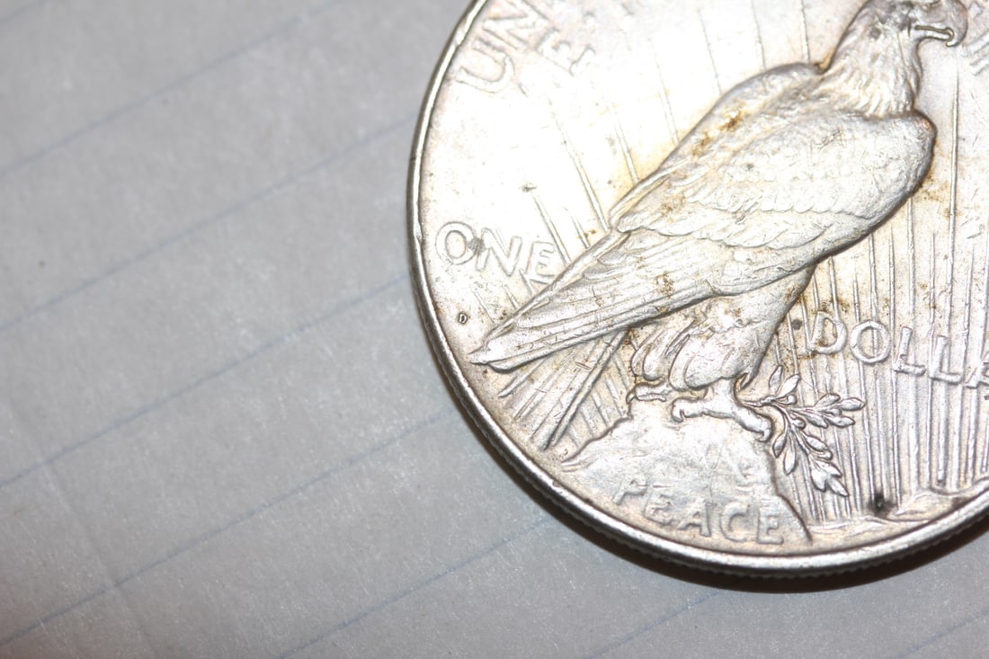 1923-D Peace Silver Dollar - 3