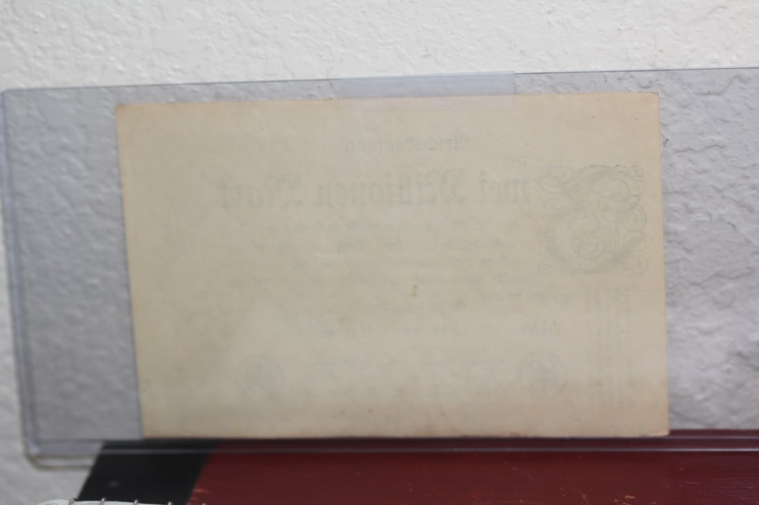 1923 German Mei Mark Bank Note - 2