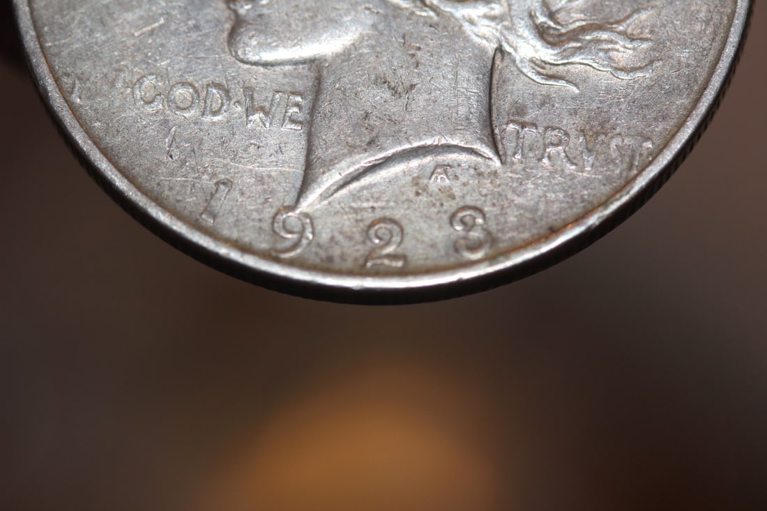 1923-D Peace Silver Dollar - 3