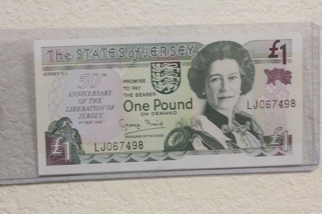 1995 One Pound Bank Note: 50th anniversary of the liberation of Jersey bank note