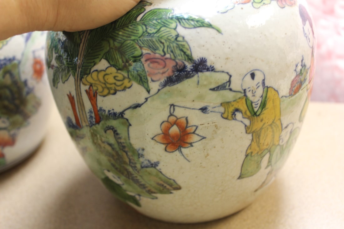 Pair of Chinese Ginger Jars - 2