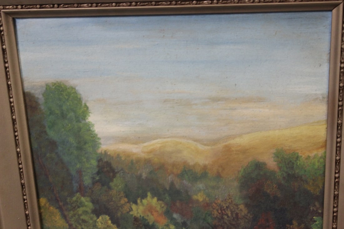 An Antique Oil on Board Painting - 2