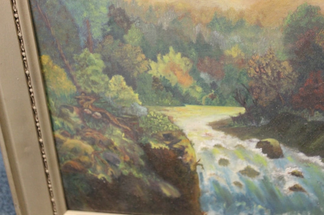 An Antique Oil on Board Painting - 4