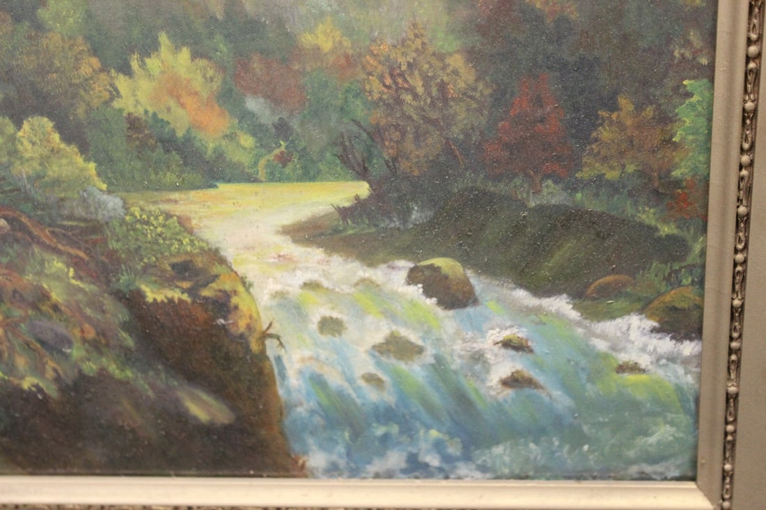 An Antique Oil on Board Painting - 6