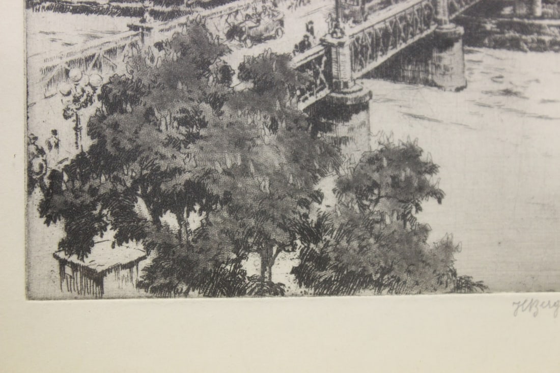 An Antique Etching by German Listed Artist - 7