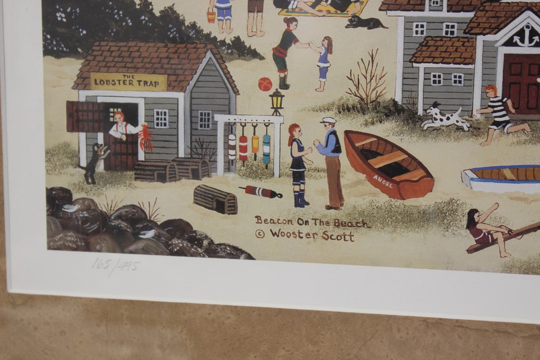 A Framed Litograph by Listed Artist Wooster Scott - 3
