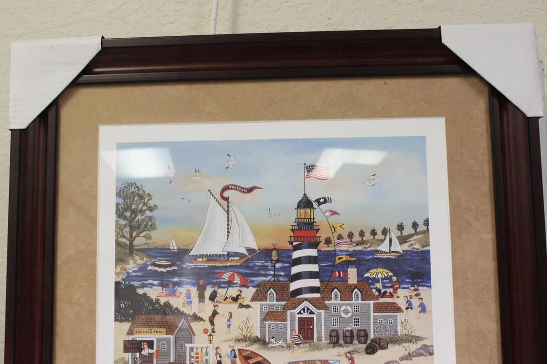 A Framed Litograph by Listed Artist Wooster Scott - 7