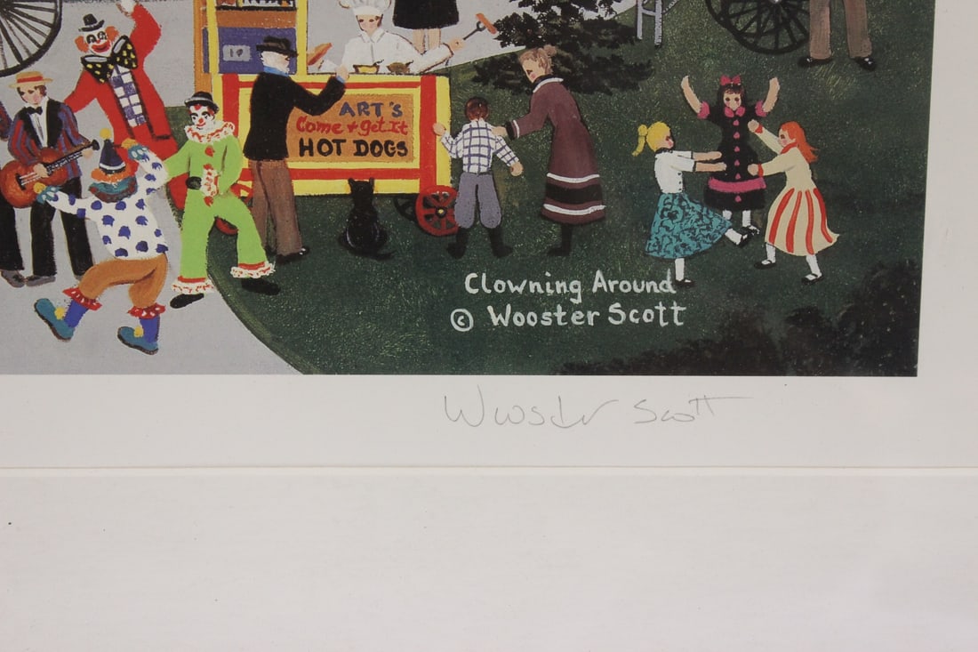 A Framed Litograph by Listed Artist Wooster Scott - 5