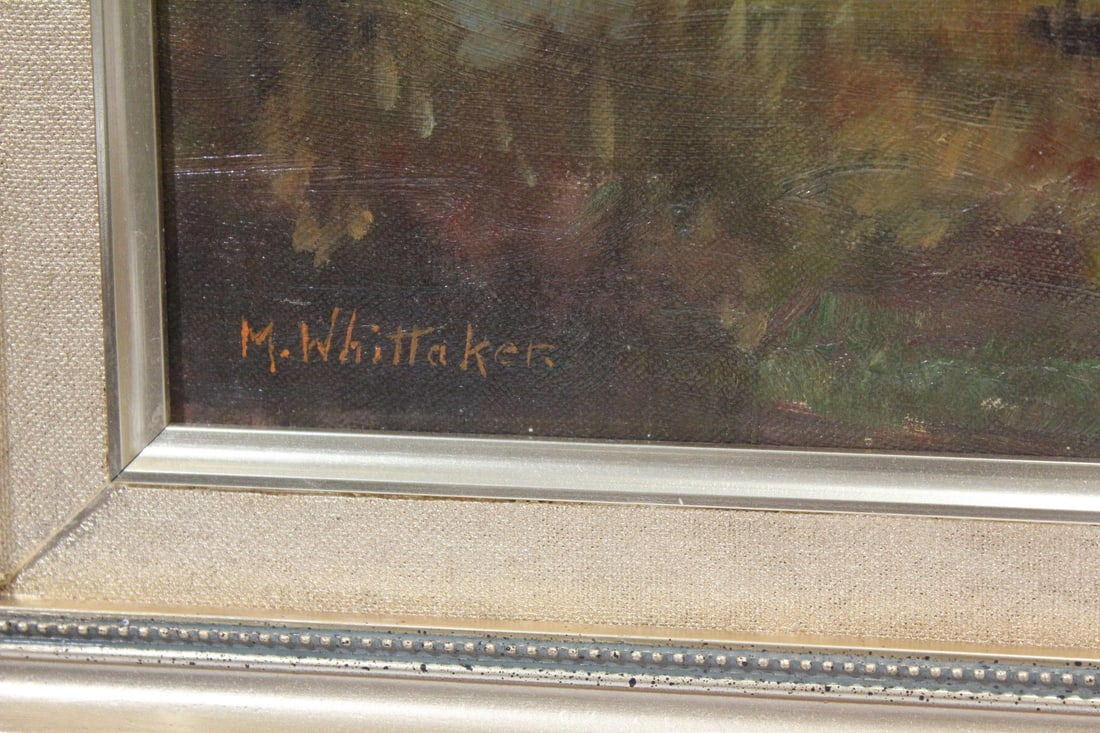 An Oil on Board Painting by M. Whittaker - 2