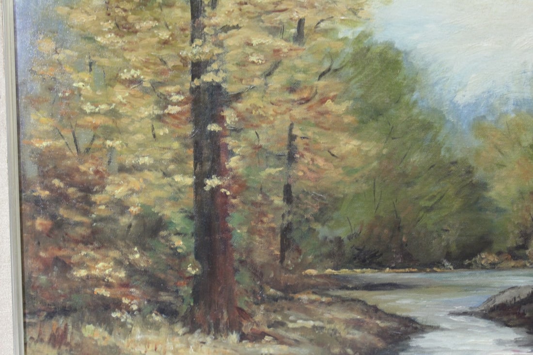 An Oil on Board Painting by M. Whittaker - 7