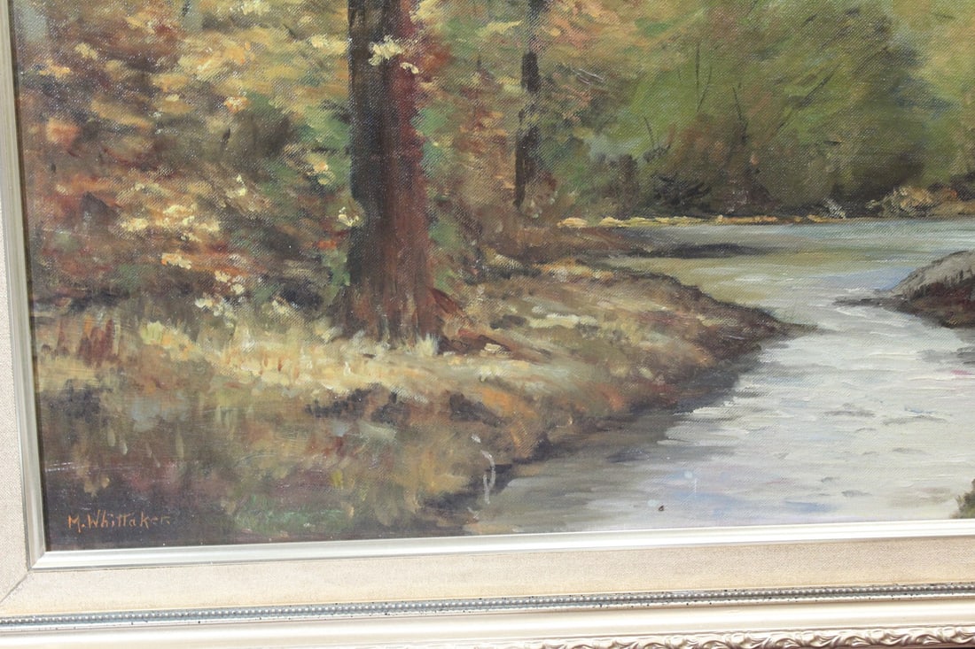 An Oil on Board Painting by M. Whittaker - 8