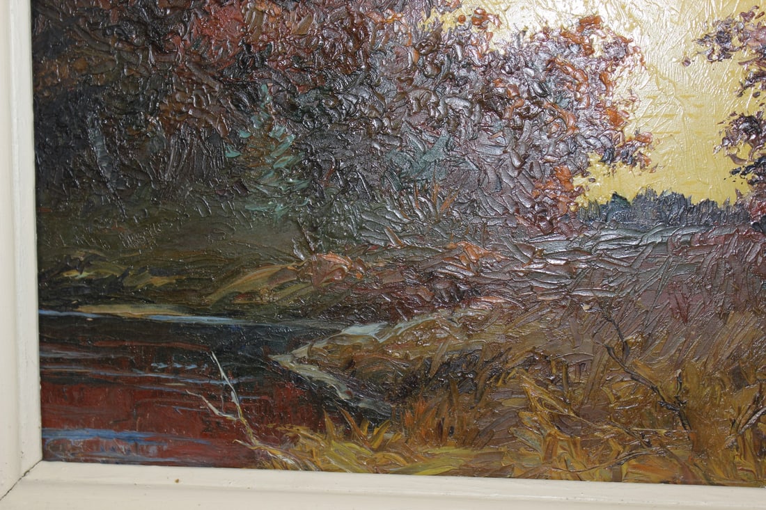 An Oil on Board by Listed Artist Gilman Low - 2