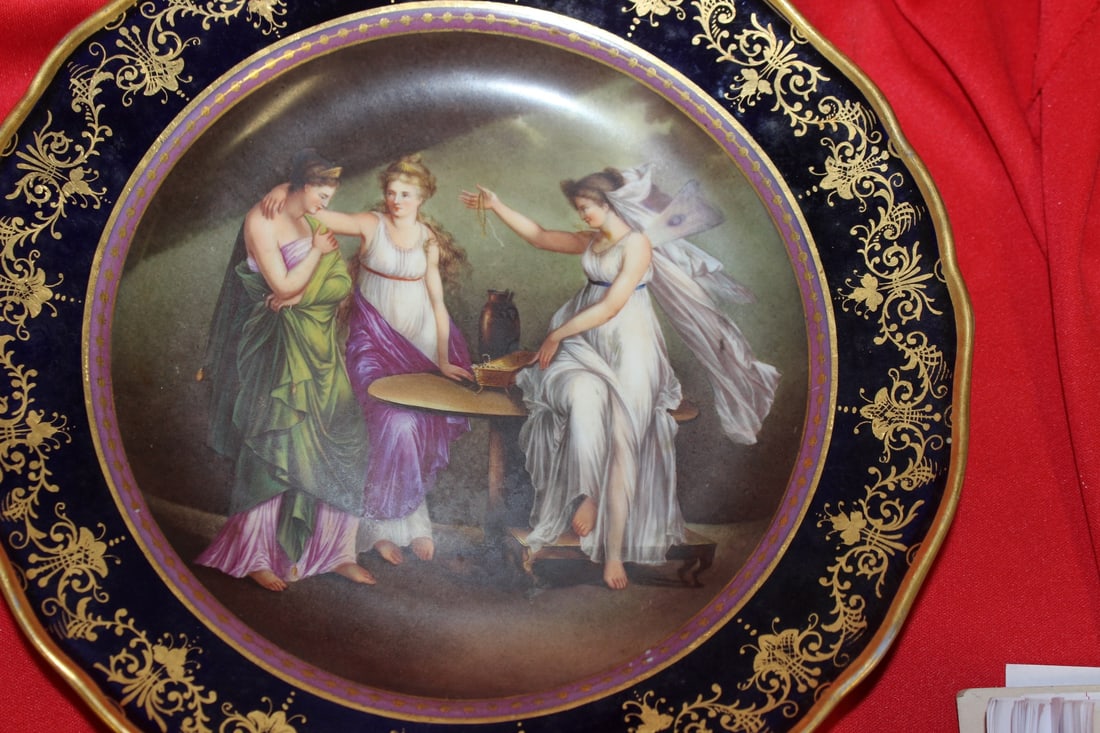 An Important Meissen Cobalt Blue Cabinet Plate - 3