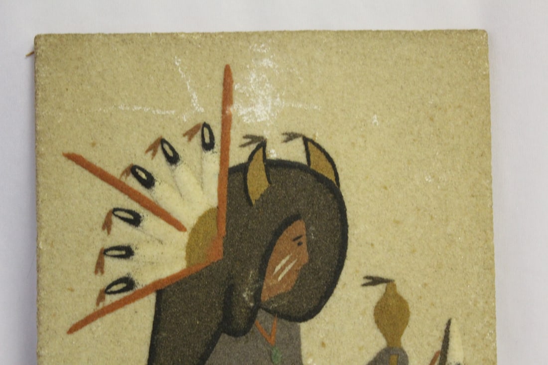 A Wood Native American Wall Hanger - 2