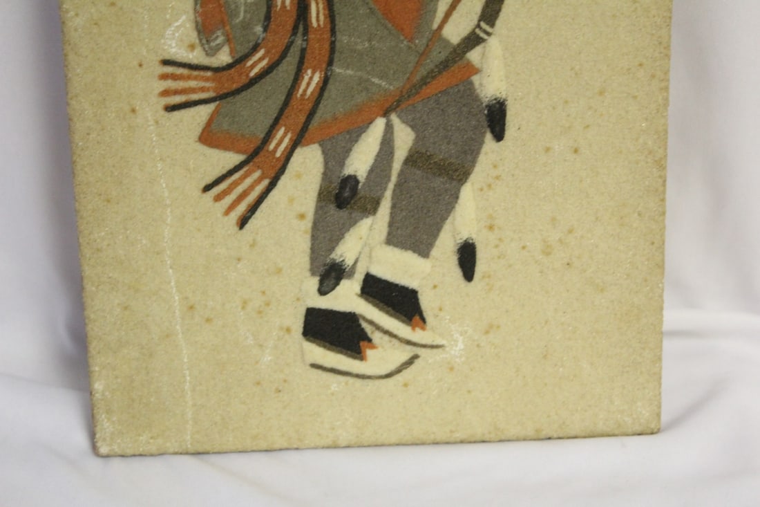 A Wood Native American Wall Hanger - 4