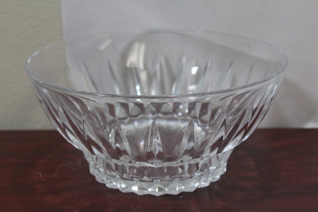 A Cut Glass Center Bowl - 2