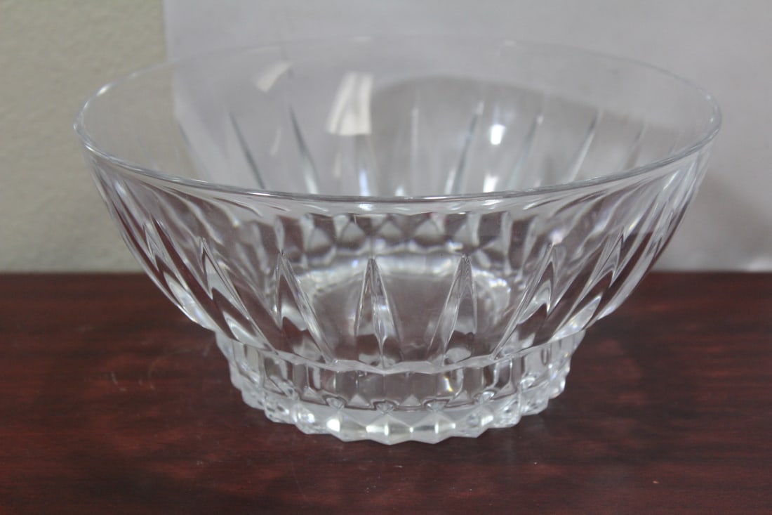 A Cut Glass Center Bowl - 3
