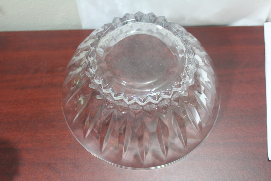 A Cut Glass Center Bowl - 6