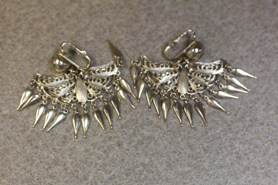 Pair of Signed Napier Earrings: well made and impressive