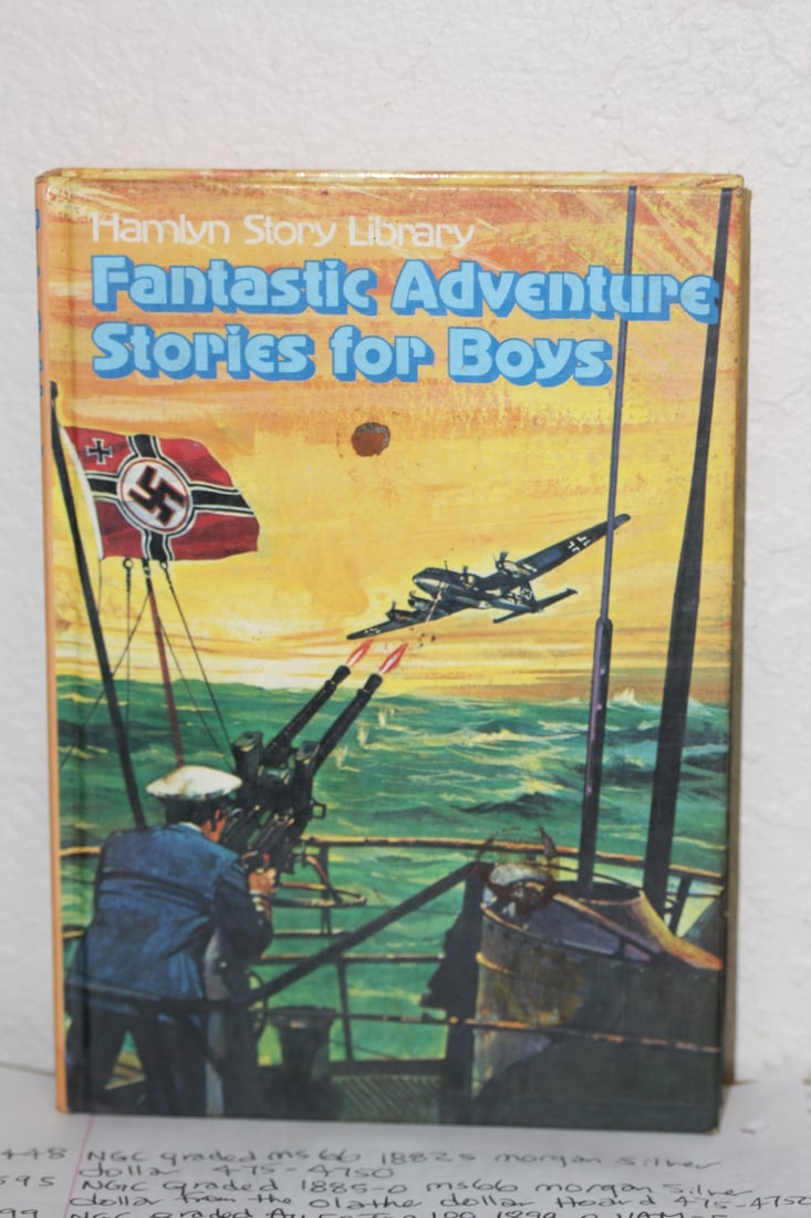 Hardcover Book on World War II: Fantastic Adventure Stories for Boys