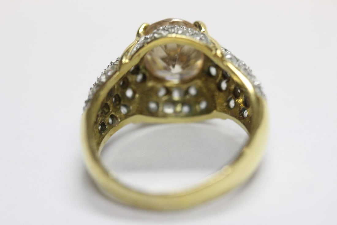 Gold Plated on Sterling Ring - 7