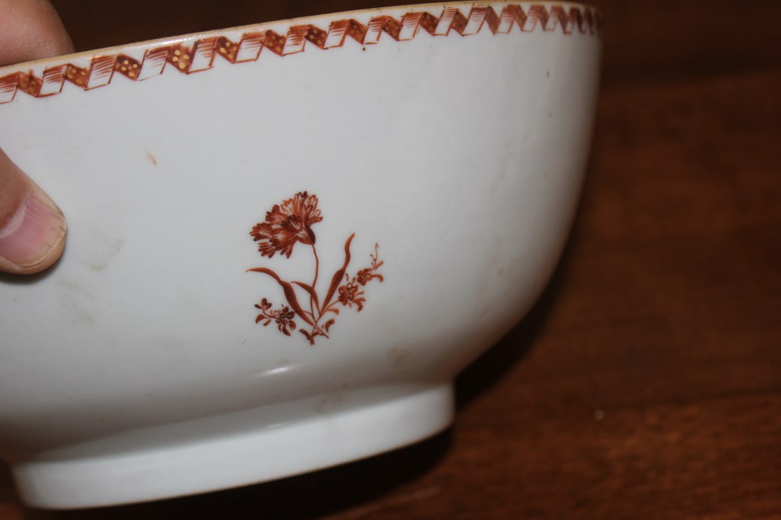 Antique Chinese Export Bowl - 5