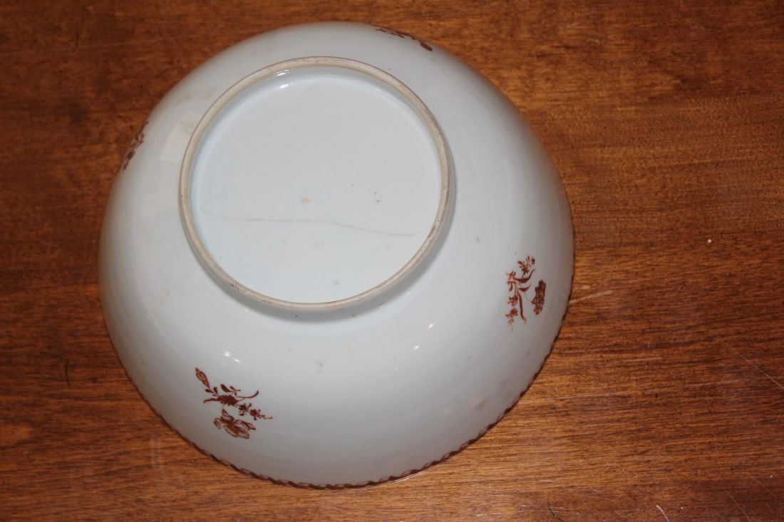 Antique Chinese Export Bowl - 6