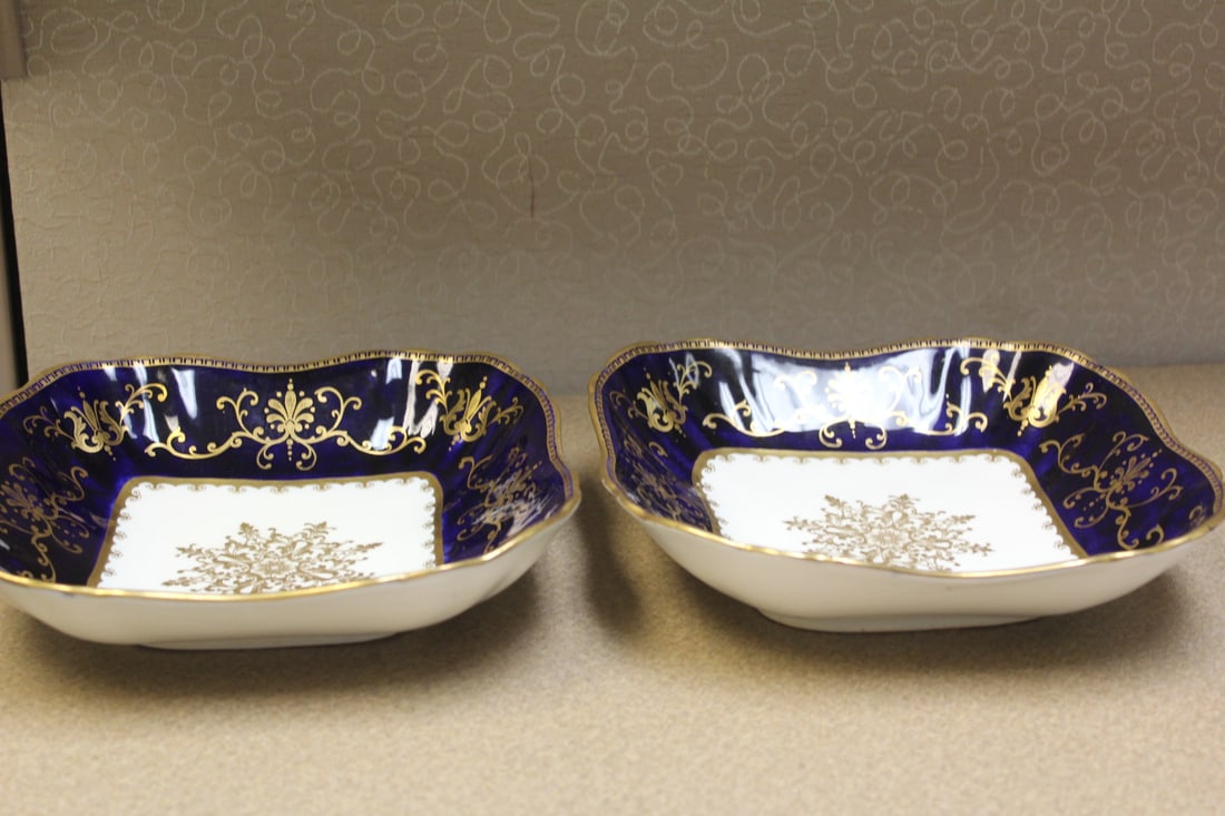 Set of 2 Aynsley Square Bowl - 4