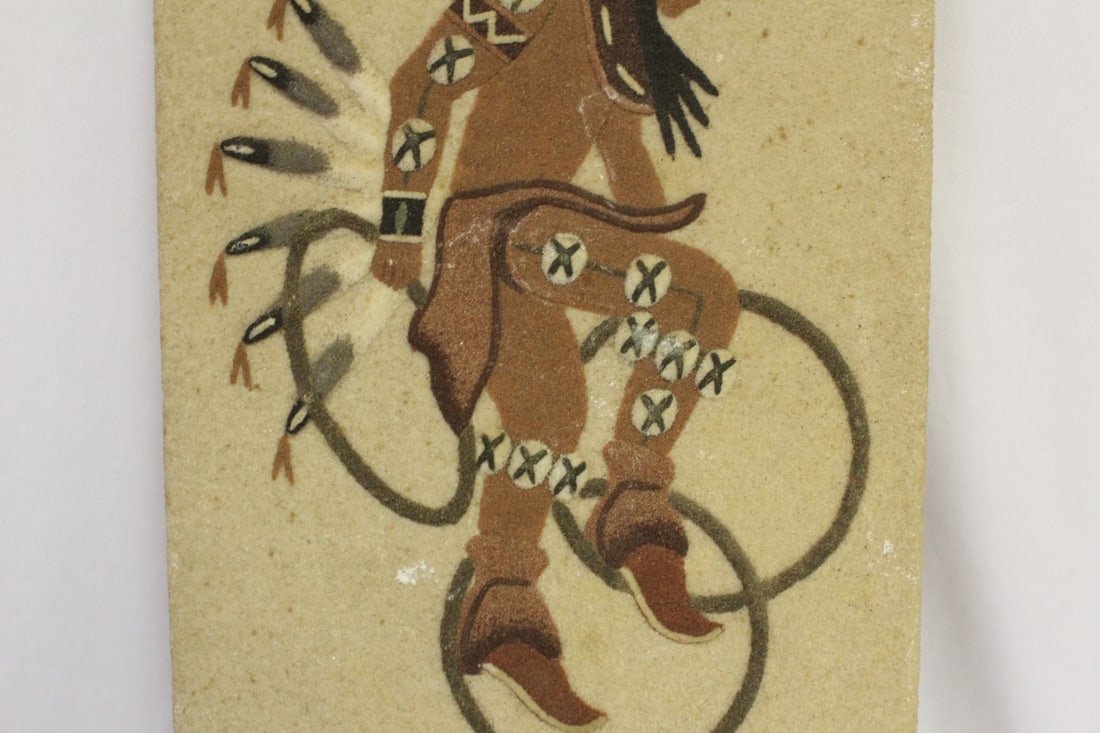 A Wood Native American Wall Hanger - 3
