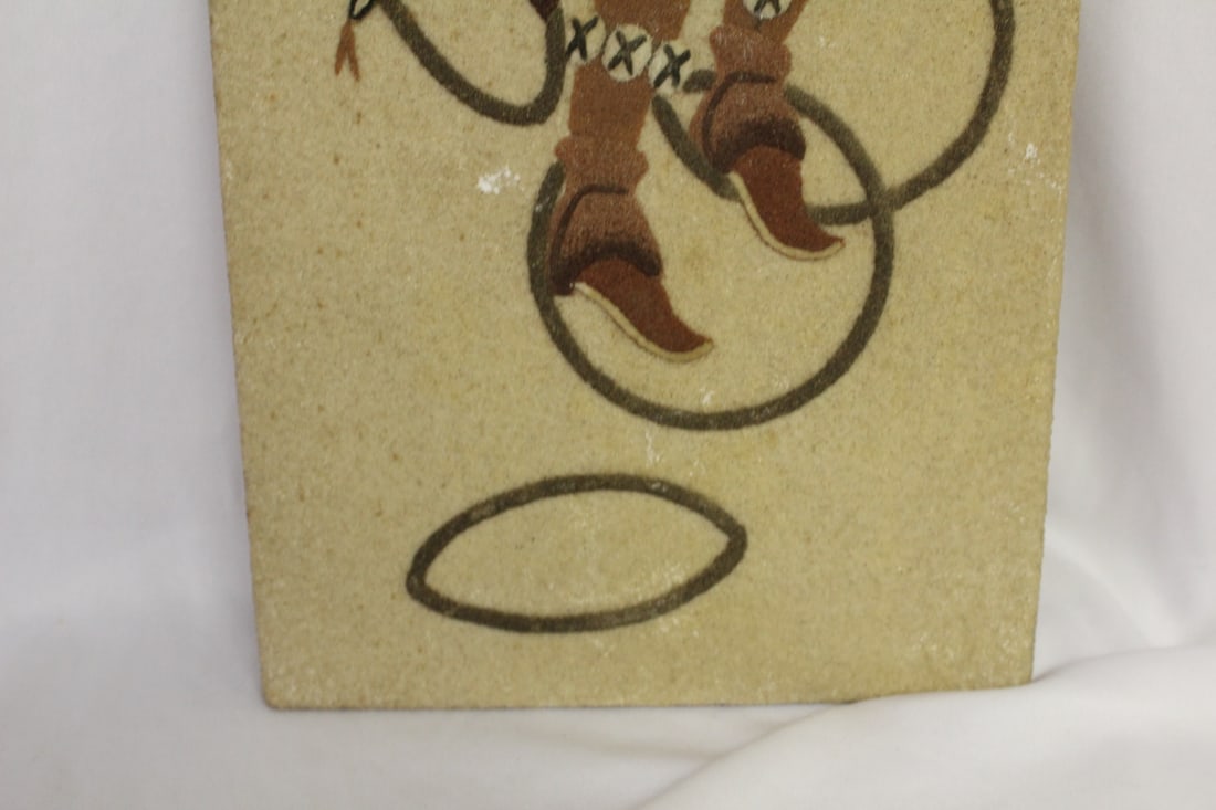 A Wood Native American Wall Hanger - 4