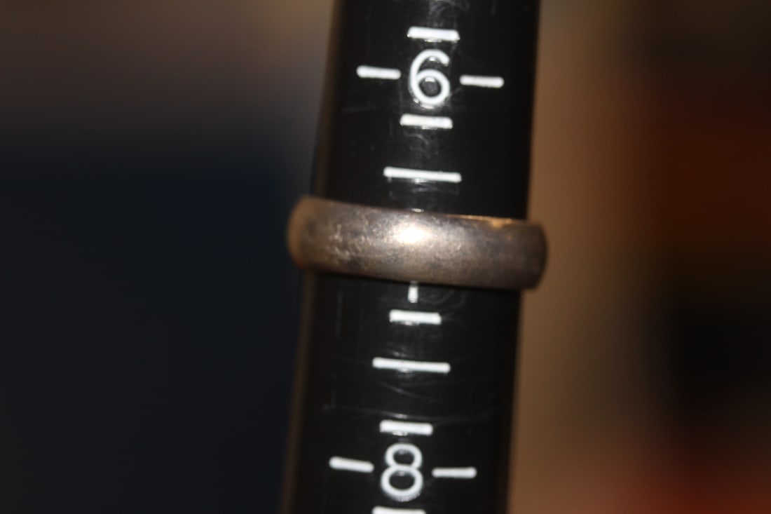 Sterling Ring Band: as shown