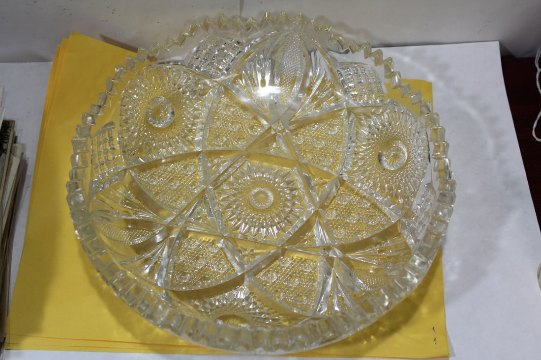 A Cut Glass Bowl - 2
