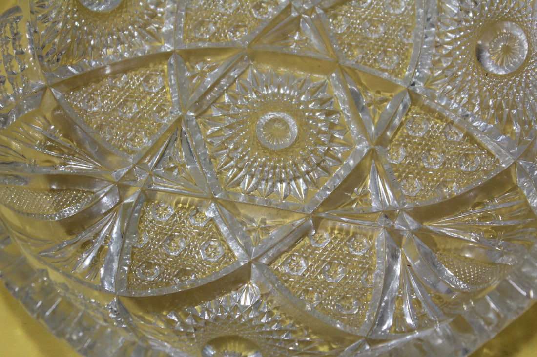 A Cut Glass Bowl - 4
