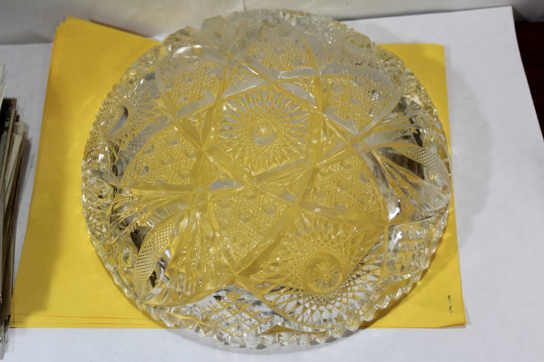 A Cut Glass Bowl - 6