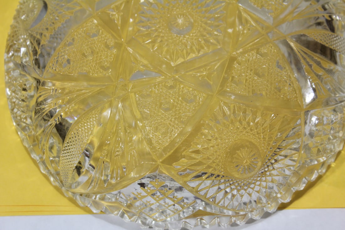 A Cut Glass Bowl - 7