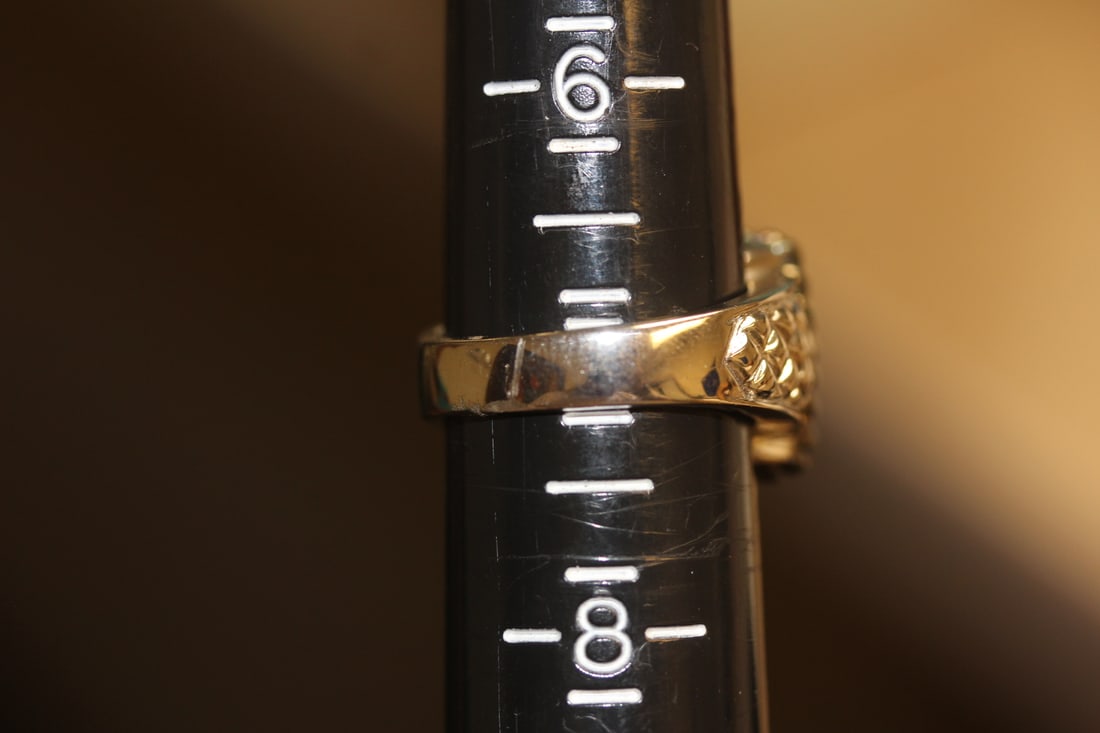 Sterling and Tiger Eye Ring - 5