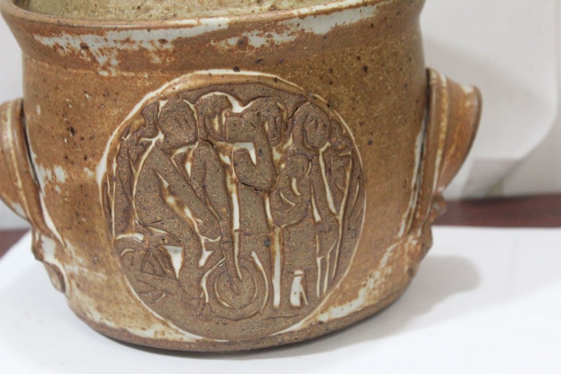 A Signed Art Pottery Crock - 2