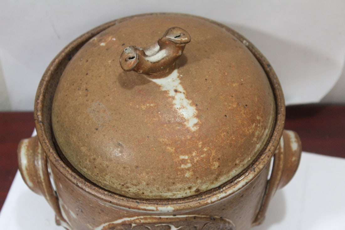 A Signed Art Pottery Crock - 3
