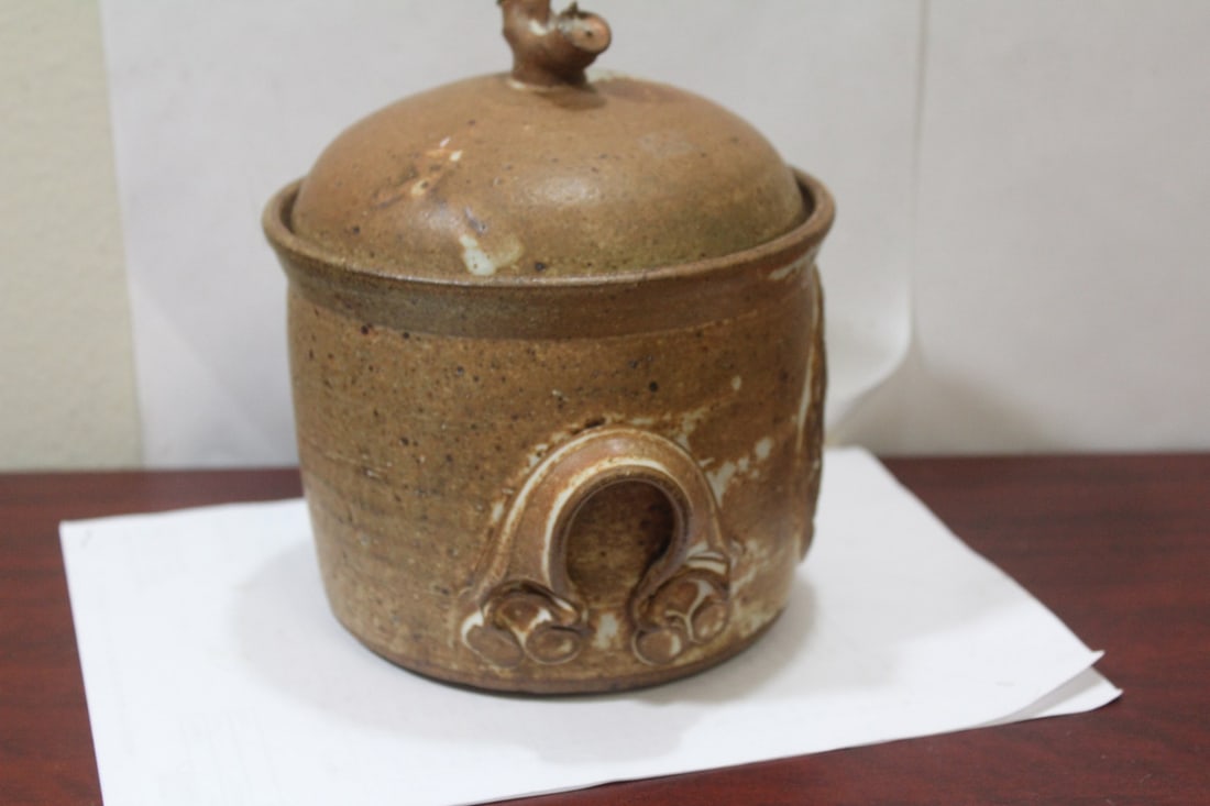 A Signed Art Pottery Crock - 4