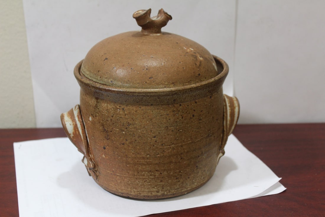 A Signed Art Pottery Crock - 5
