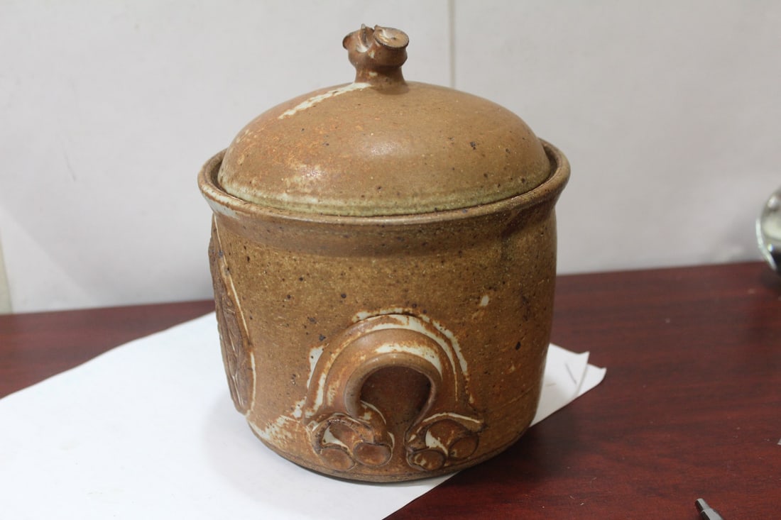A Signed Art Pottery Crock - 6