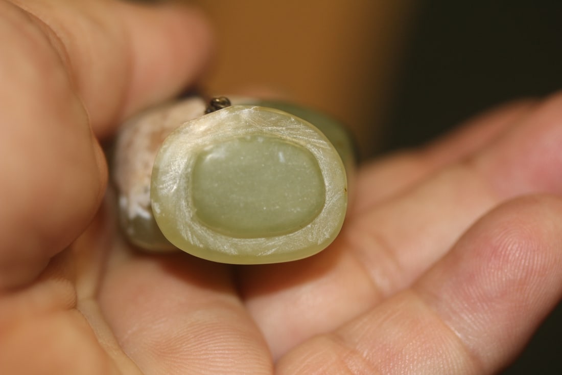 Chinese Jade Buddha Hand Pendant - 3