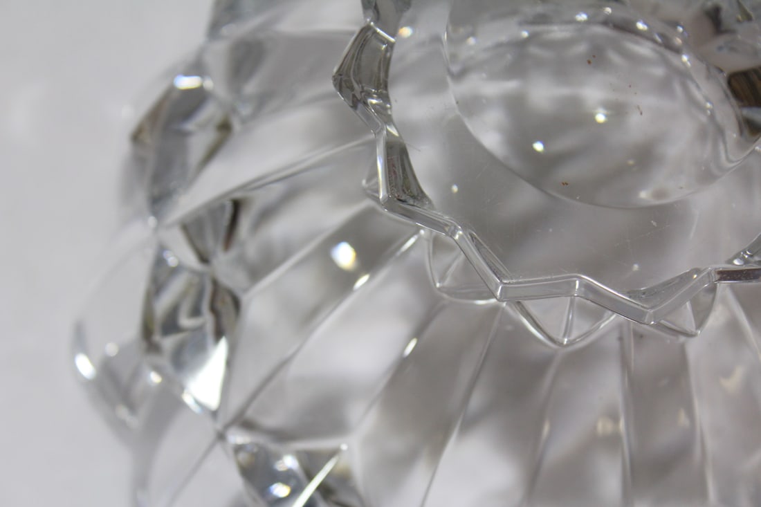 A Large Cut Glass Center Bowl - 10