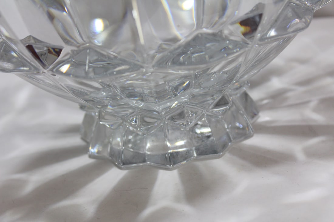 A Large Cut Glass Center Bowl - 4