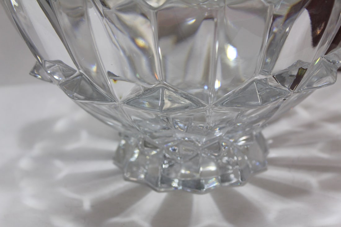 A Large Cut Glass Center Bowl - 6