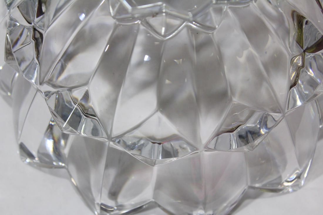 A Large Cut Glass Center Bowl - 9