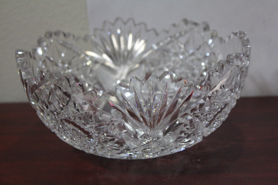 A Brilliant Cut Glass Bowl - 3