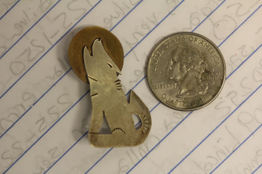 A Sterling and Copper Brooch - 3