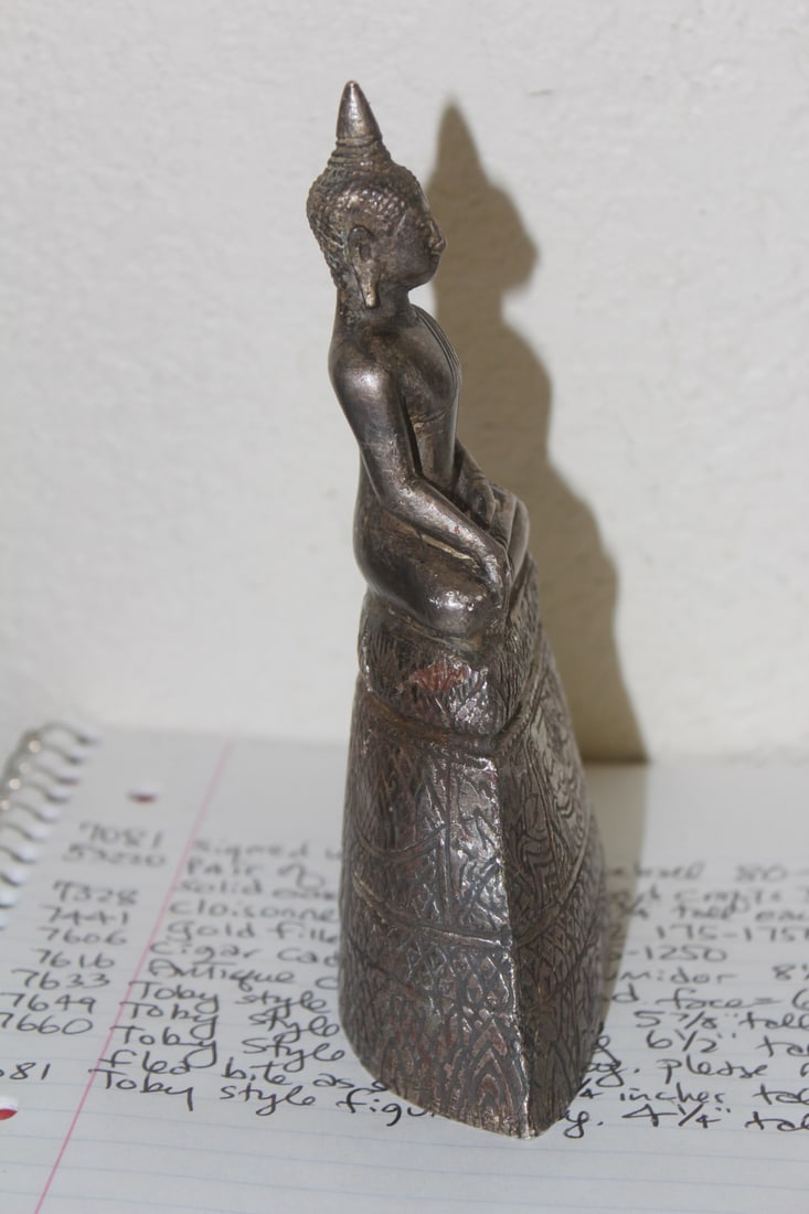 Asian Metal Buddha/God - 4