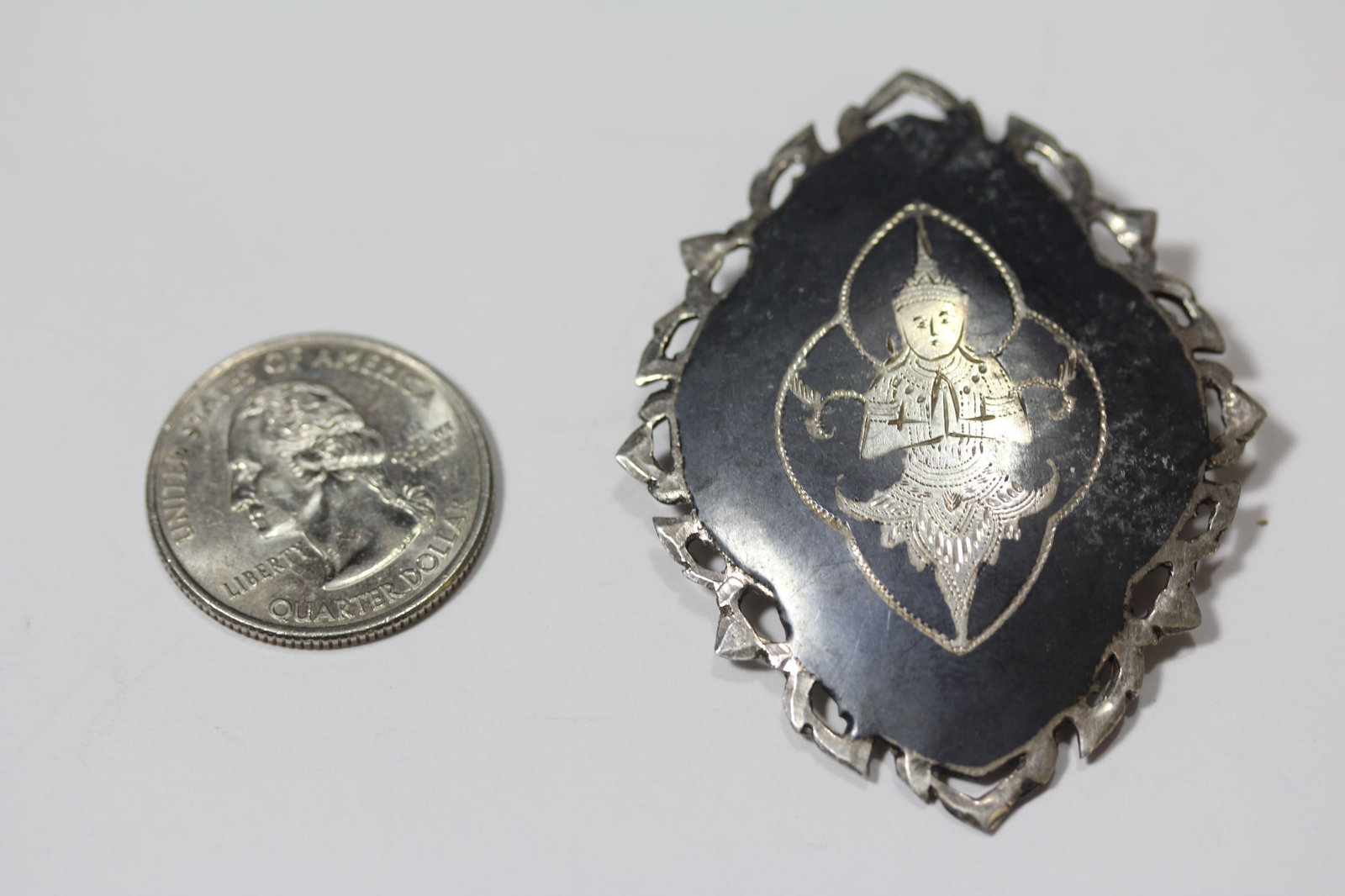A Siam Sterling Brooch - 8